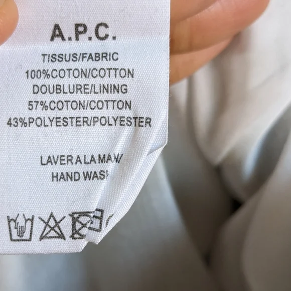 APC cotton shift mini dress size small - Picture 5 of 5